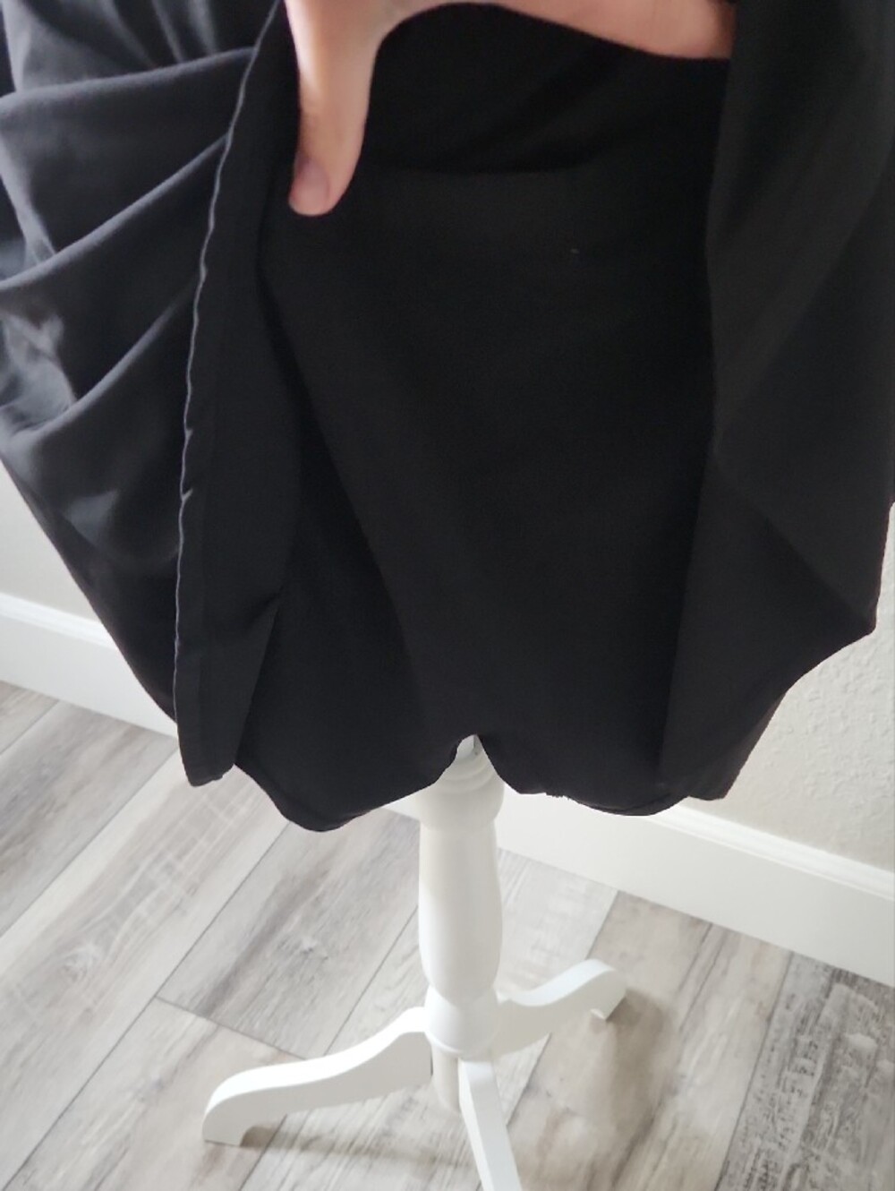 Halara Athletic Classic Black Halter Dress With Built-In Bra and Shorts - Picture 7 of 7